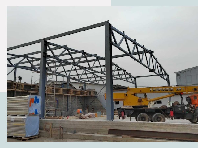 Строительство цехов в Краснотурьинске