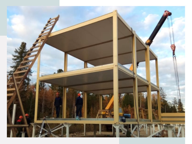 Строительство модульных здания Краснотурьинск