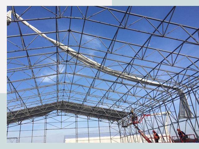 Шатровые ангары от 638 руб. в Краснотурьинске и Свердловской области