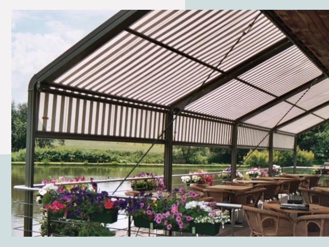 Элегантные навесы для кафе от 638 руб в Краснотурьинск