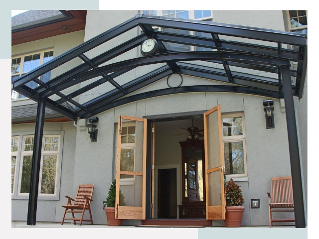 Козырьки металлические в Краснотурьинске