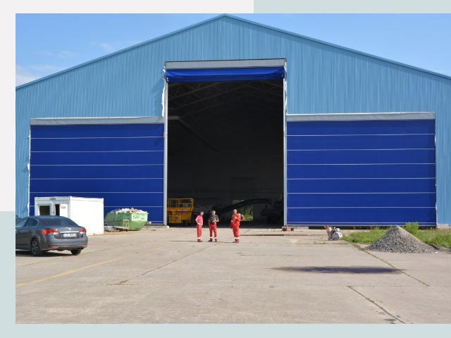 Ангарные ворота в Краснотурьинск от СтальСтрой-Кту по цене 638 руб.