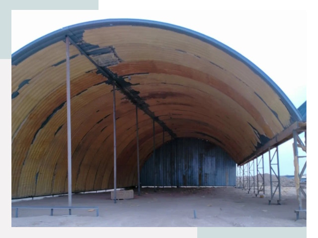 Реконструкция ангаров в Краснотурьинске