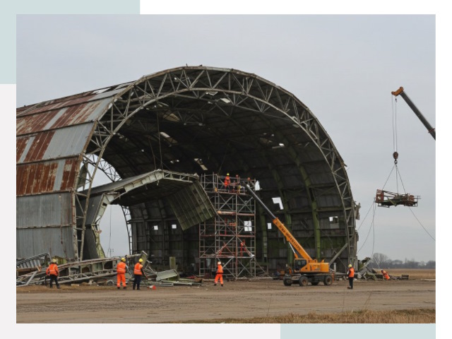 Демонтаж ангаров в Краснотурьинске