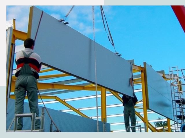 Монтаж сэндвич-панелей в Краснотурьинске от 638 руб.